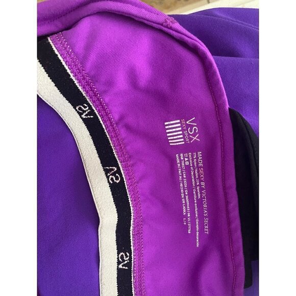 Victoria’s Secret Purple and Black Workout Tank Size L - Picture 4 of 6